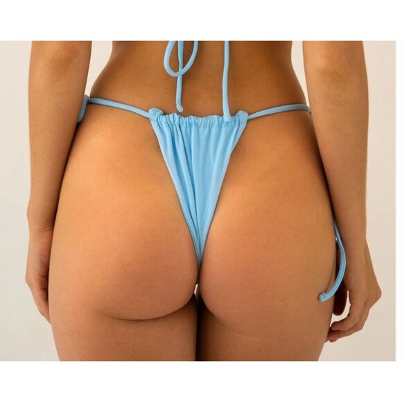 Aurelia Intimates Blue Lagoon Bikini Bottoms Women Size Small NWT Swim Soft - Picture 10 of 10